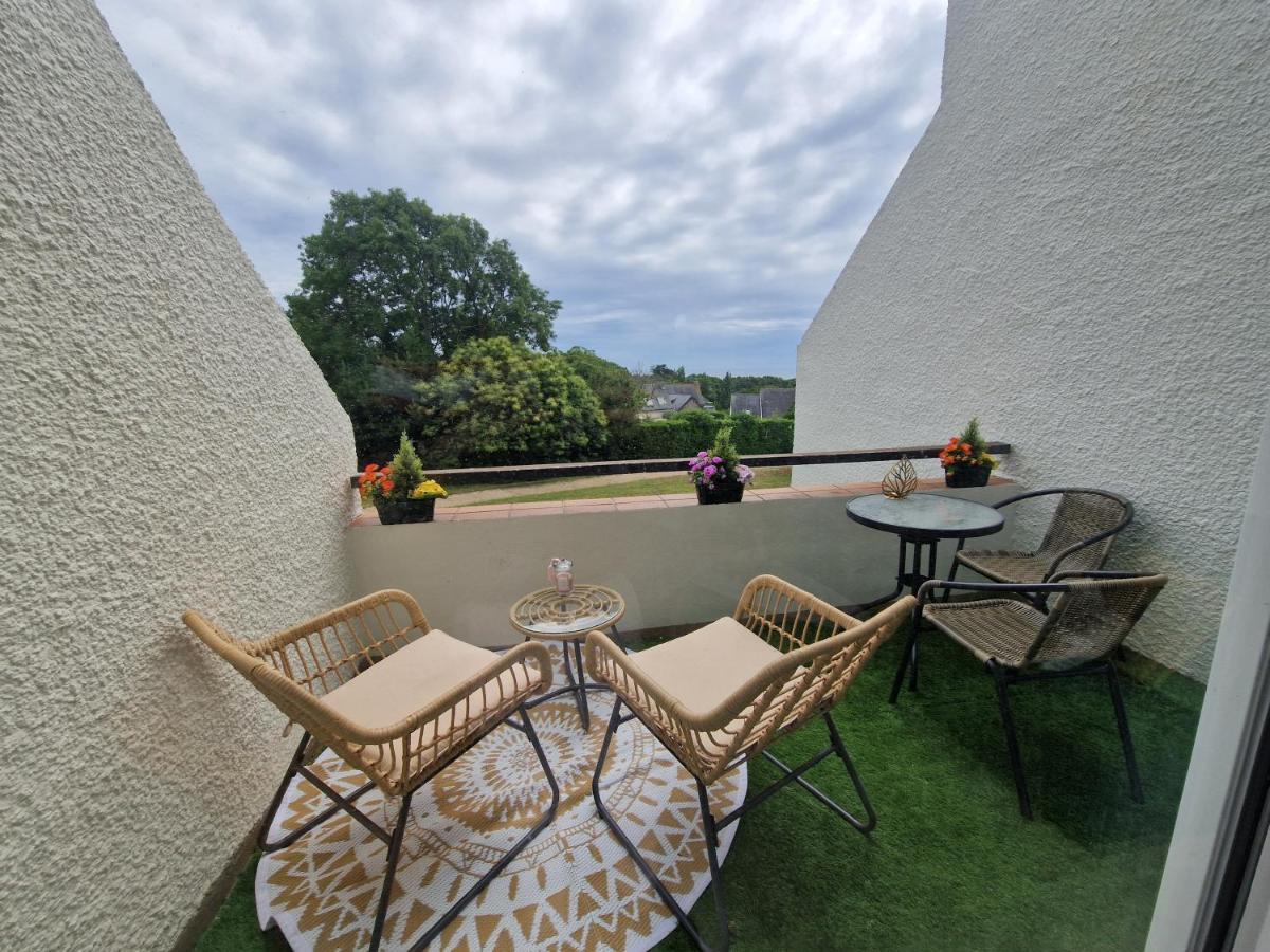 Guidel-Plages Studio Lumineux Balcon Vue Mer & Piscine Екстер'єр фото