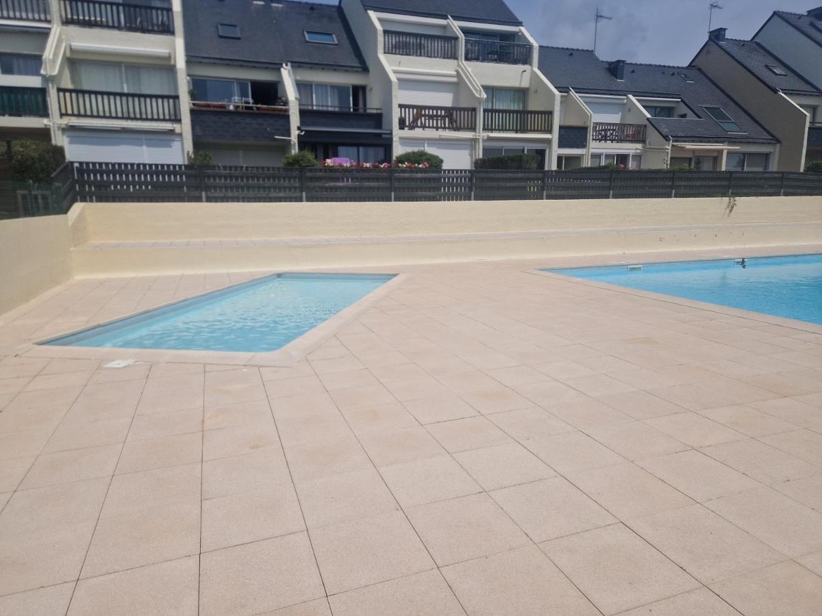 Guidel-Plages Studio Lumineux Balcon Vue Mer & Piscine Екстер'єр фото